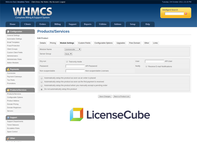 whmcs module setup Hosting Licenses Made Easy...