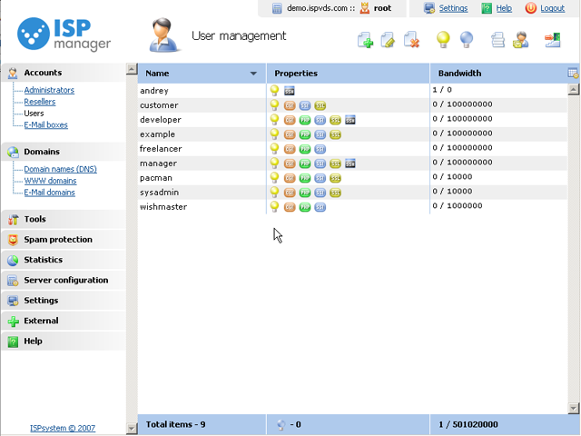 ispmanager control panel ISPmanager   Take Control of Your Hosting Environment